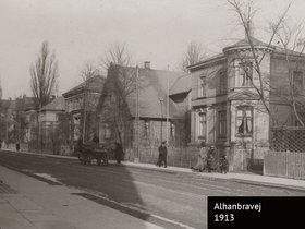 Alhambravej set fra Frederiksberg Allé 1913.jpg